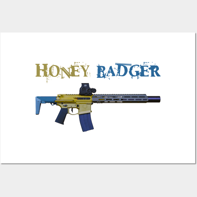 Honey Badger Rifle Wall Art by Aim For The Face